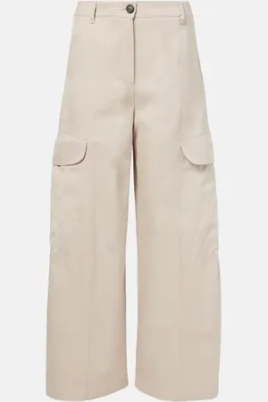 Max Mara Cotton gabardine cargo pants
