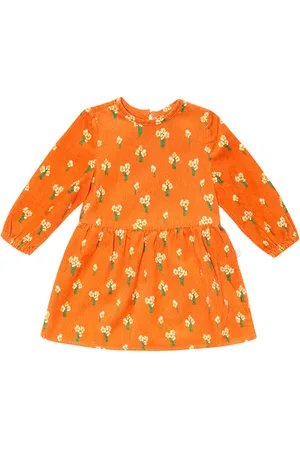 Stella McCartney Baby floral cotton corduroy dress