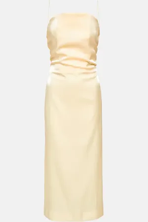 Jacquemus La Robe Carino satin midi dress