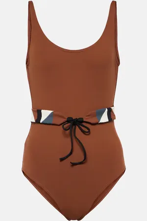 ERES Damier tie-detail swimsuit