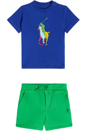 Ralph Lauren Baby jersey T-shirt and shorts set