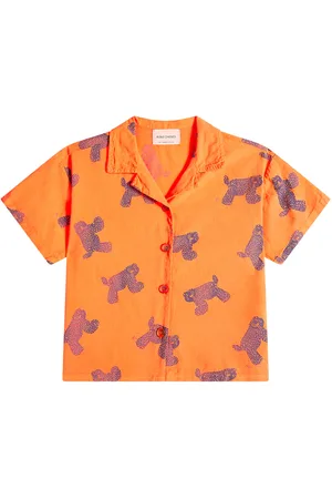 Bobo Choses Printed cotton bowling shirt