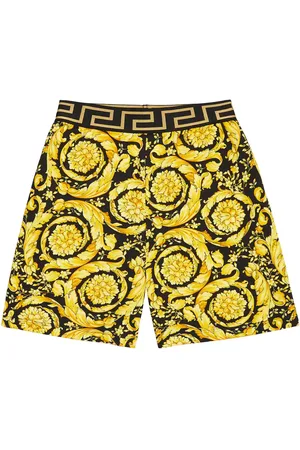 VERSACE Barocco printed cotton shorts