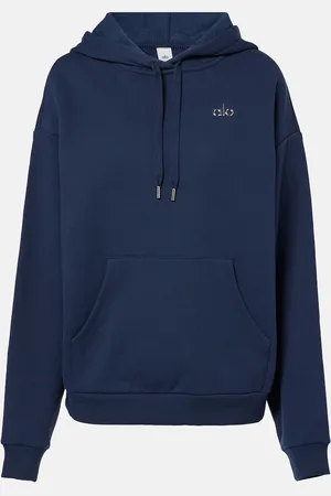 alo Accolade cotton-blend jersey hoodie