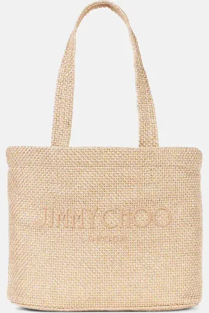 Jimmy Choo Beach Medium embroidered tote bag