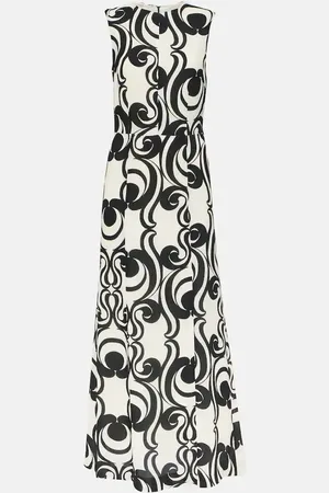 DRIES VAN NOTEN Printed crÃªpe maxi dress