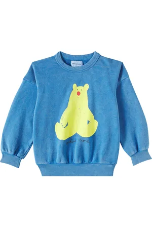 Bobo Choses Hug Me Bear cotton jersey sweatshirt