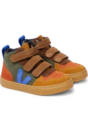 Veja V-10 Mid suede sneakers
