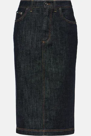 Dolce & Gabbana Denim pencil skirt