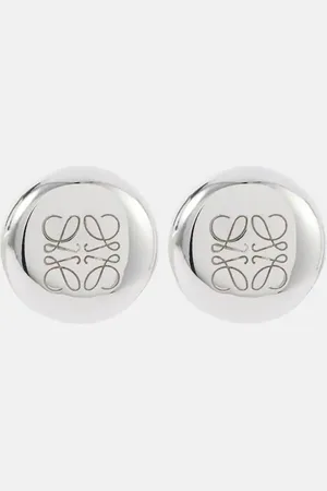 Loewe Anagram Pebble sterling stud earrings