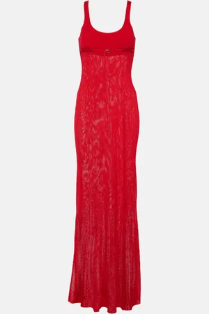 Jacquemus La Robe Maille Oranger maxi dress