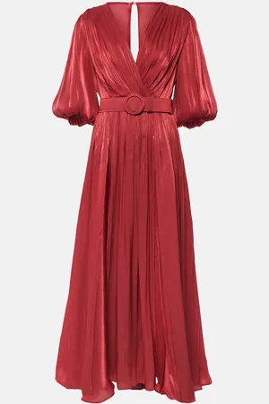 Costarellos Brennie georgette maxi dress