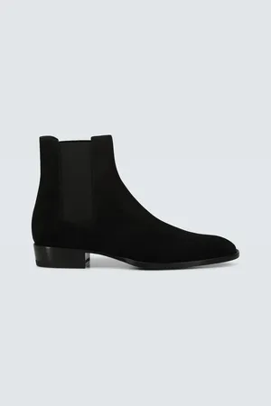 Saint Laurent Wyatt suede Chelsea boots