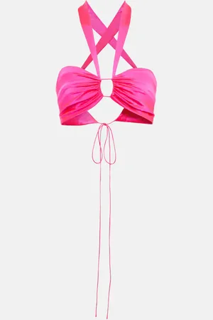 The Sei Silk satin bra top