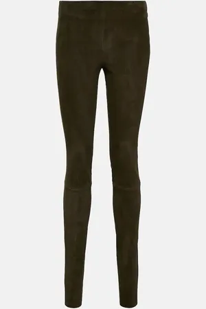 Stouls Carolyn high-rise suede leggings