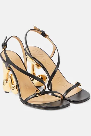J.W.Anderson JW Bubble Heel leather sandals