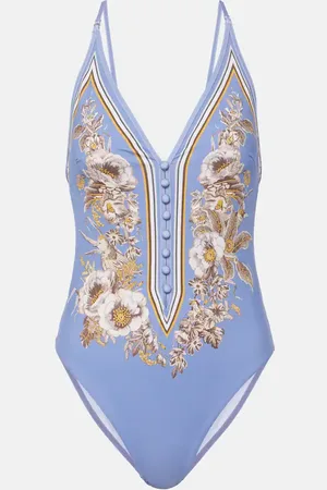 ZIMMERMANN Ottie floral swimsuit