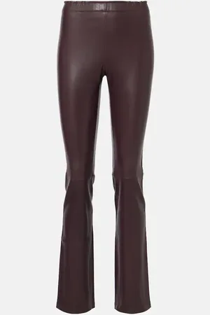 Stouls JP Long flared leather leggings