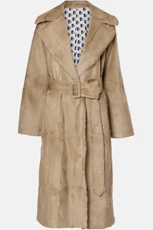 Burberry Shearling trench coat