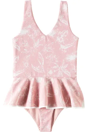 Marysia Ruffled floral swimsuit