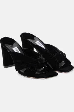 Jimmy Choo Avenue 85 velvet mules