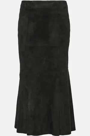 Stouls Lola suede midi skirt