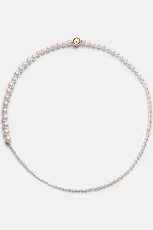 SOPHIE BILLE BRAHE Petite Peggy 14kt gold and pearl necklace