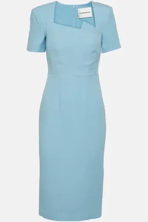 Roland Mouret Wool and silk midi dress