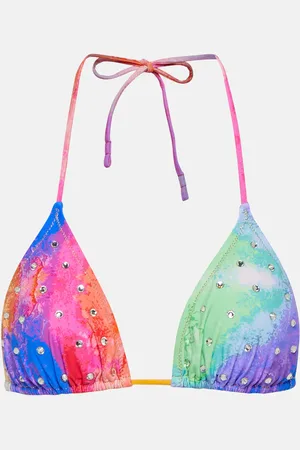 Reina Olga Susan embellished bikini top