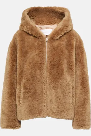 YVES SALOMON Hooded wool jacket