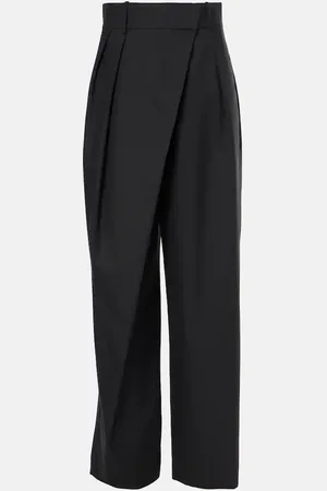 Loewe Wrap wool wide-leg pants
