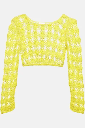 ANNA KOSTUROVA Bella crochet cotton crop top