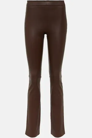 Stouls Leather bootcut pants