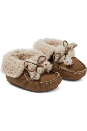 BONPOINT Baby Boule shearling shoes