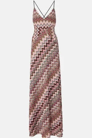Missoni Zig Zag cotton-blend maxi dress