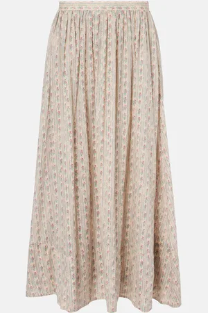 Ralph Lauren Floral cotton midi skirt