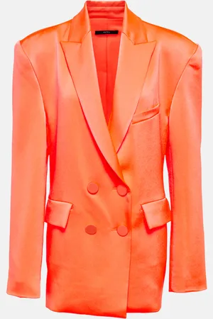 ALEX PERRY Wells crÃªpe satin blazer