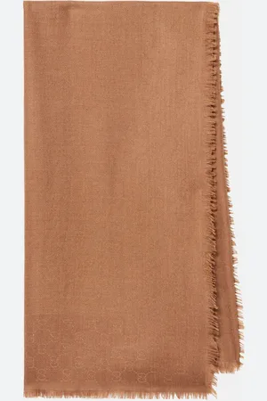 Gucci GG wool and silk jacquard scarf