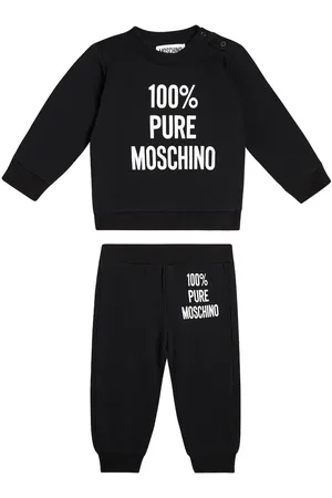 Moschino Baby printed cotton jersey tracksuit