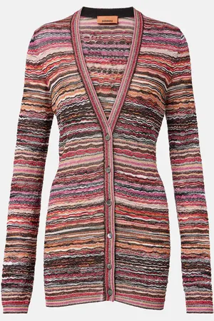 Missoni Striped lamÃ© cardigan