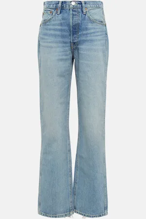 RE/DONE Mid-rise straight-leg jeans