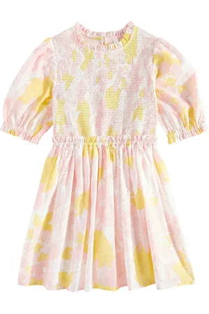 ZIMMERMANN Pop puff-sleeve floral cotton dress