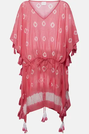 ANNA KOSTUROVA Sand Dollar tie-dye cotton kaftan