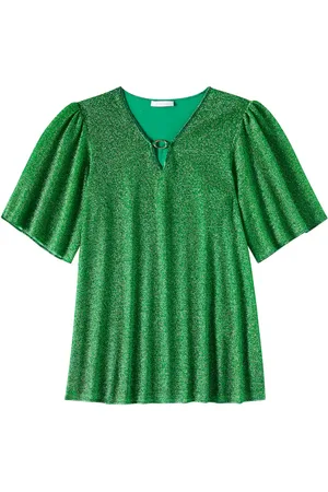 Oseree LumiÃ¨re lamÃ© beach dress