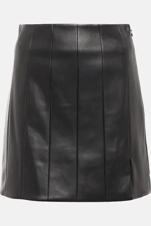 Staud Wells faux leather miniskirt