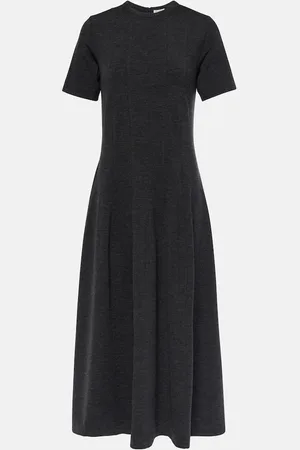 Brunello Cucinelli Wool and cashmere midi dress