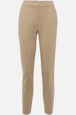 Max Mara Pegno jersey cropped slim pants