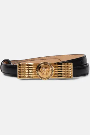 VERSACE Gianni Ribbon leather belt
