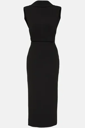 Roland Mouret High neck cady midi dress