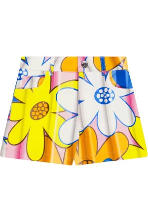 Moschino Floral denim shorts
